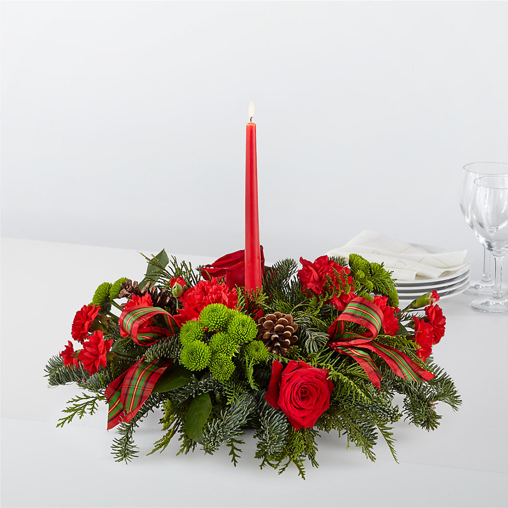 By the Candlelight Centerpiece – PAUL'S FLOWERS, Charlottetown PE
