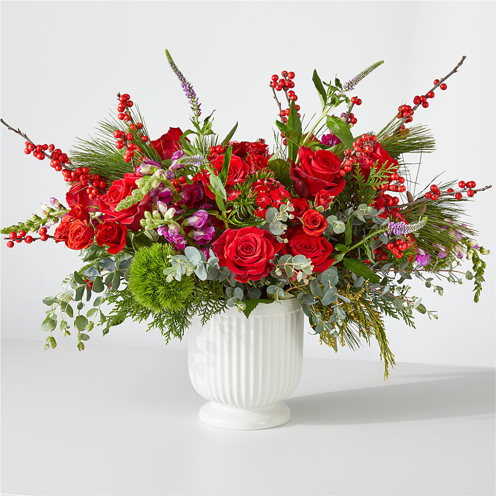 Big Red Bow Bouquet – PAUL'S FLOWERS, Charlottetown PE