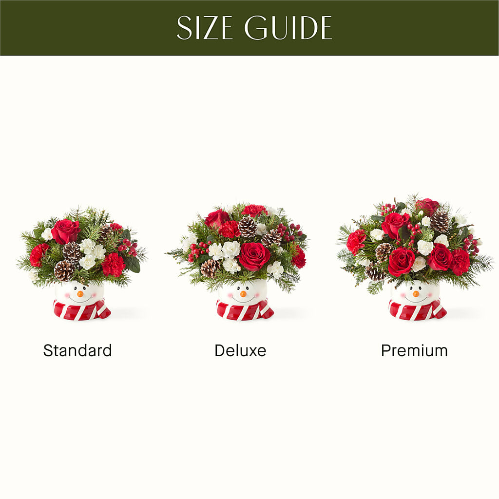 Jolly Snowman Bouquet – PAUL'S FLOWERS, Charlottetown PE