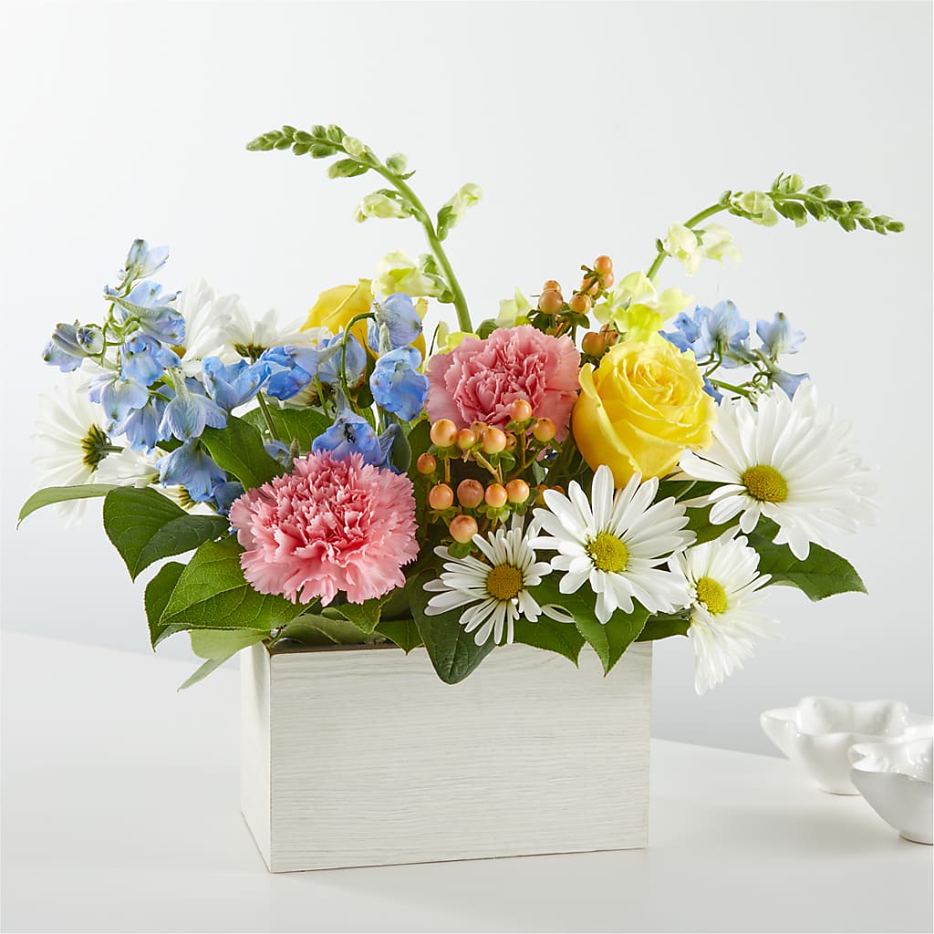 Sun Salutation Box Bouquet – PAUL'S FLOWERS, Charlottetown PE