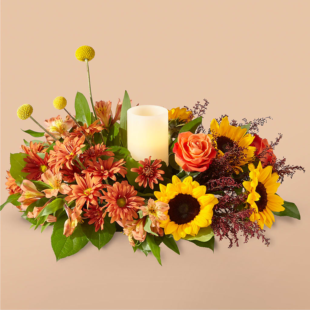 Honey Spark Centerpiece – PAUL'S FLOWERS, Charlottetown PE
