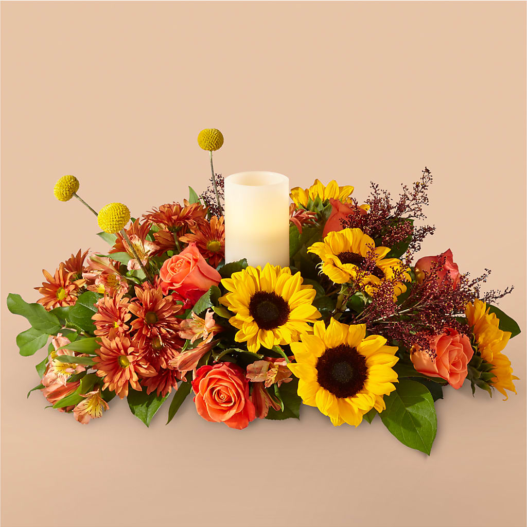 Honey Spark Centerpiece – PAUL'S FLOWERS, Charlottetown PE