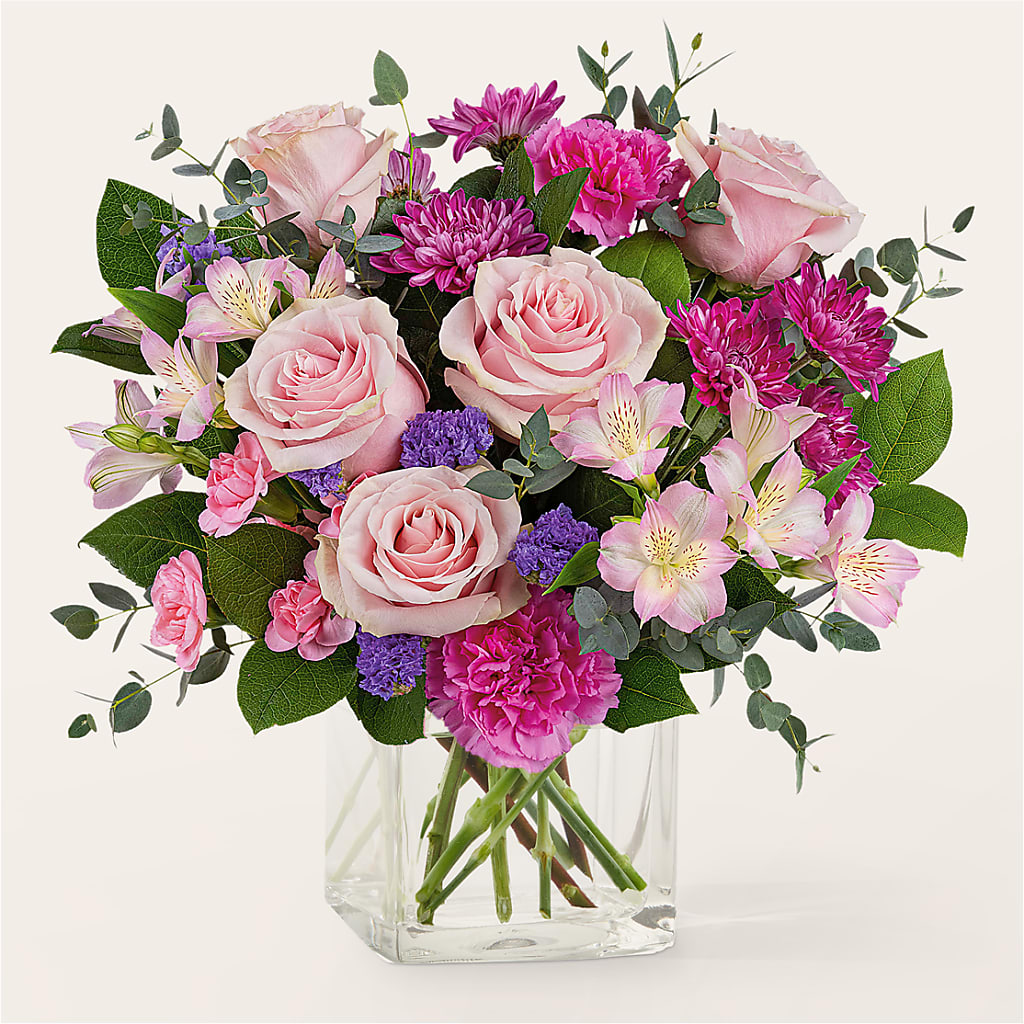 Rosy Radiance Bouquet – PAUL'S FLOWERS, Charlottetown PE