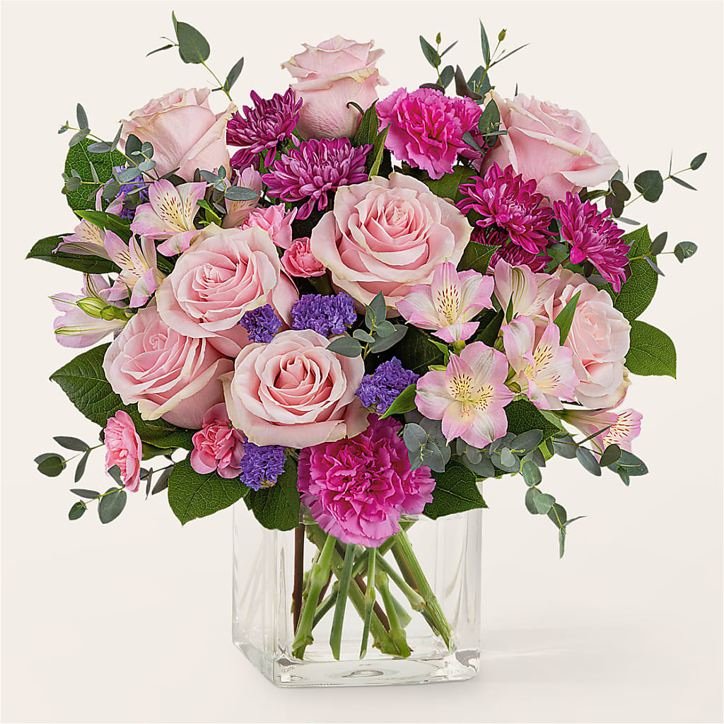 Rosy Radiance Bouquet – PAUL'S FLOWERS, Charlottetown PE