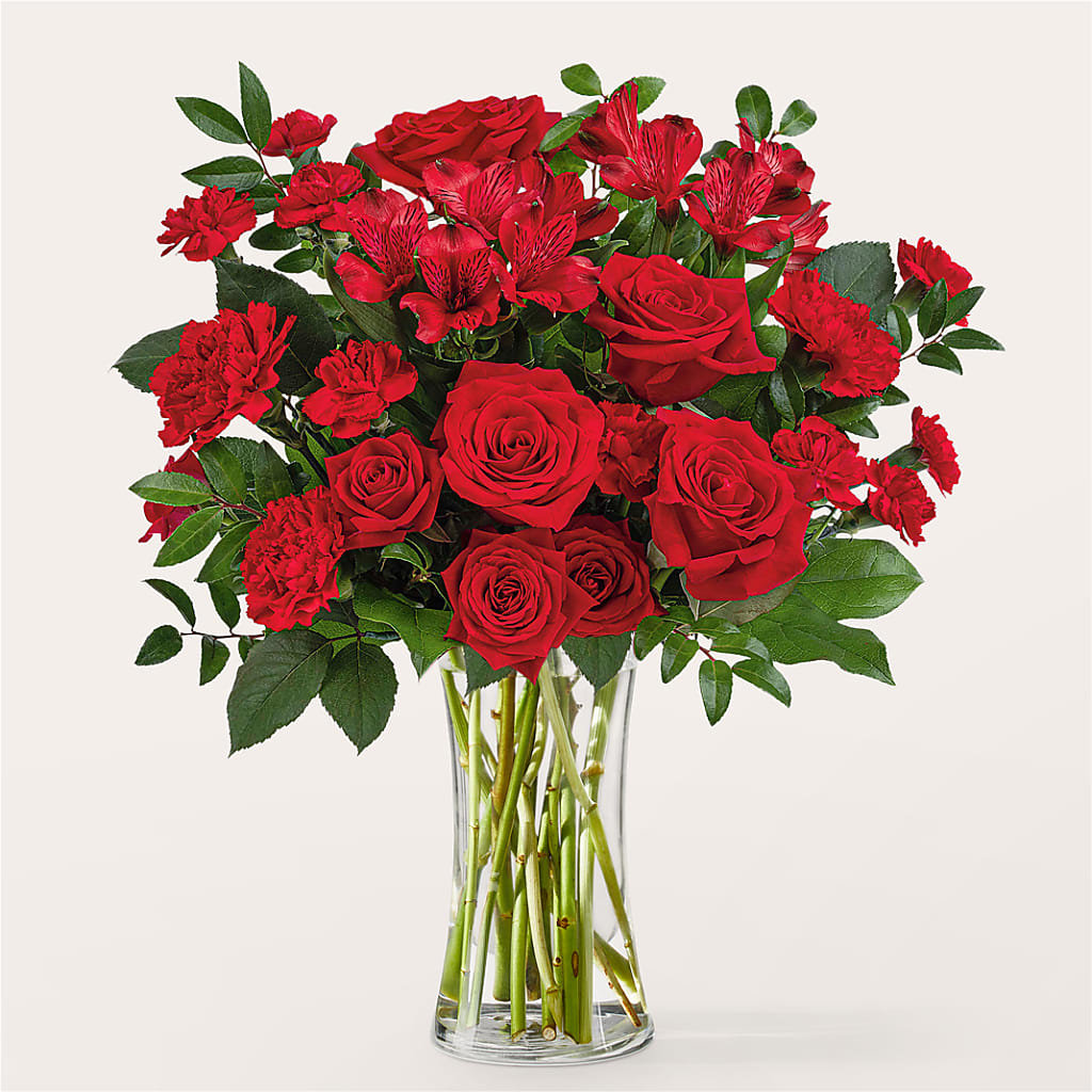 Brilliant Ruby Bouquet – PAUL'S FLOWERS, Charlottetown PE