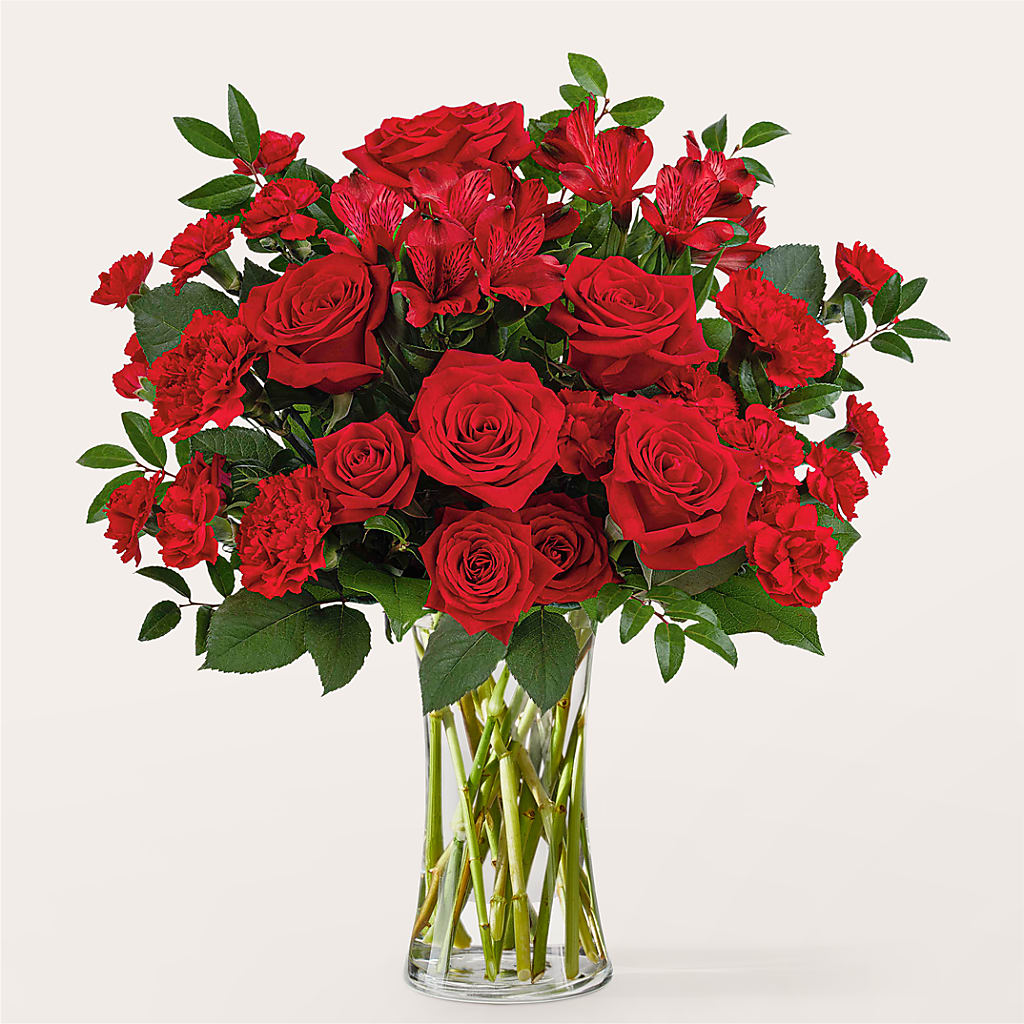 Brilliant Ruby Bouquet – PAUL'S FLOWERS, Charlottetown PE