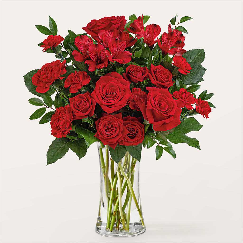 Brilliant Ruby Bouquet – PAUL'S FLOWERS, Charlottetown PE