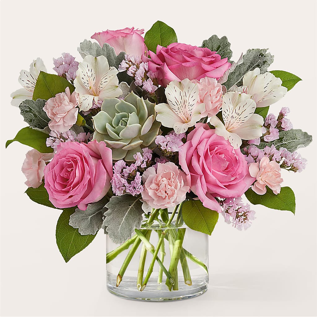Dusty Rose Bouquet – PAUL'S FLOWERS, Charlottetown PE