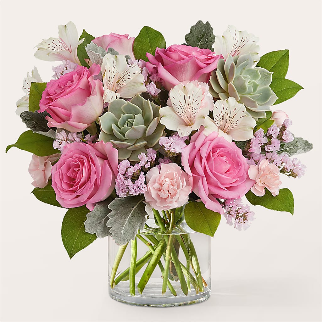 Dusty Rose Bouquet – PAUL'S FLOWERS, Charlottetown PE