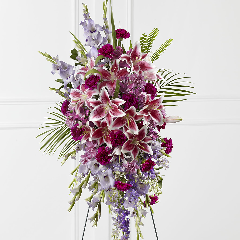 Tender Touch Standing Spray – PAUL'S FLOWERS, Charlottetown PE