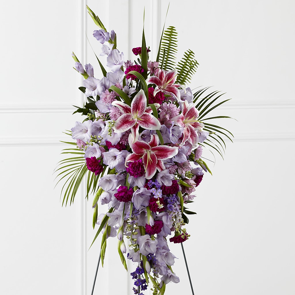 Tender Touch Standing Spray – PAUL'S FLOWERS, Charlottetown PE