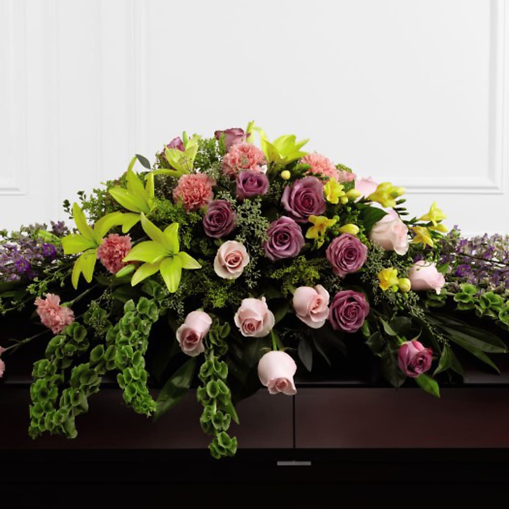 Forever Beloved Casket Spray – PAUL'S FLOWERS, Charlottetown PE