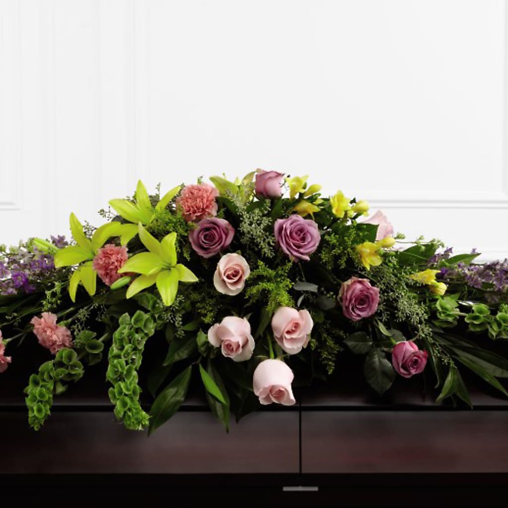 Forever Beloved Casket Spray – PAUL'S FLOWERS, Charlottetown PE