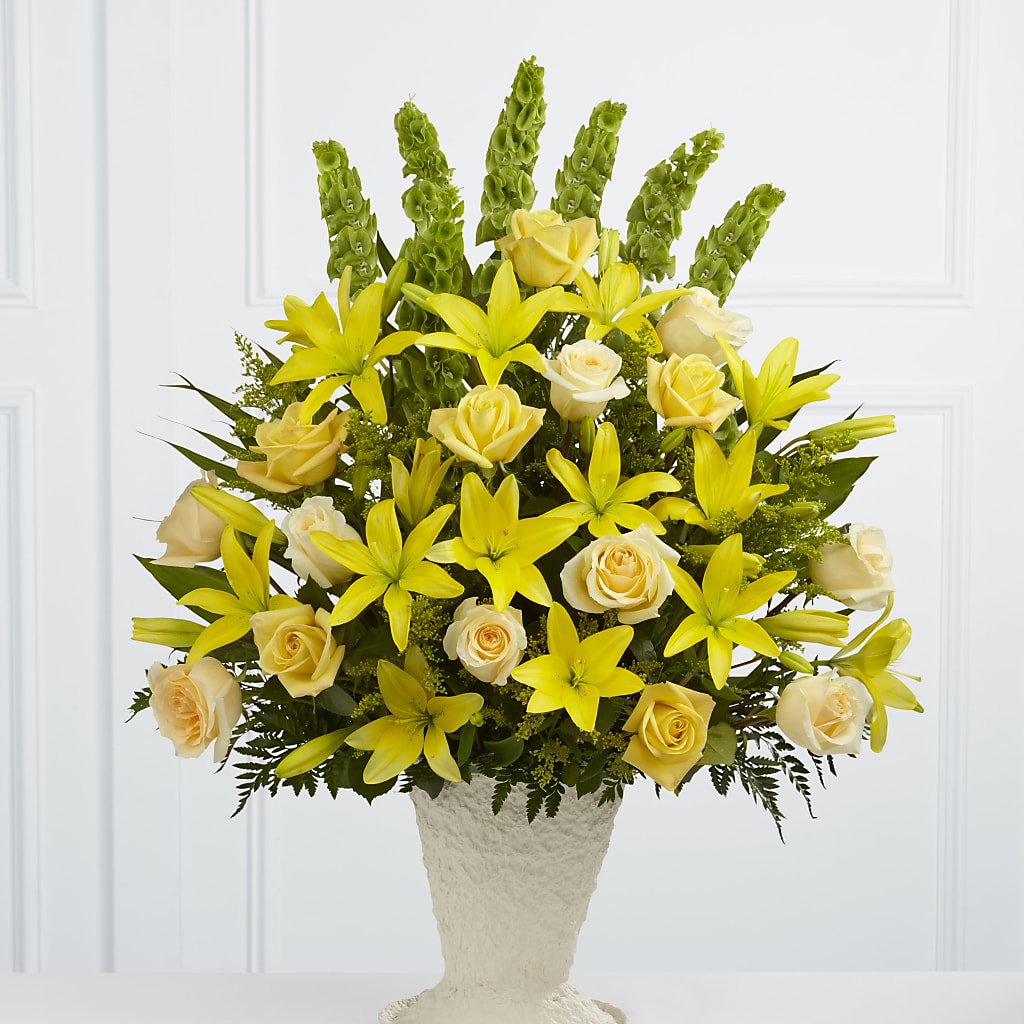 Golden Memories Arrangement – PAUL'S FLOWERS, Charlottetown PE