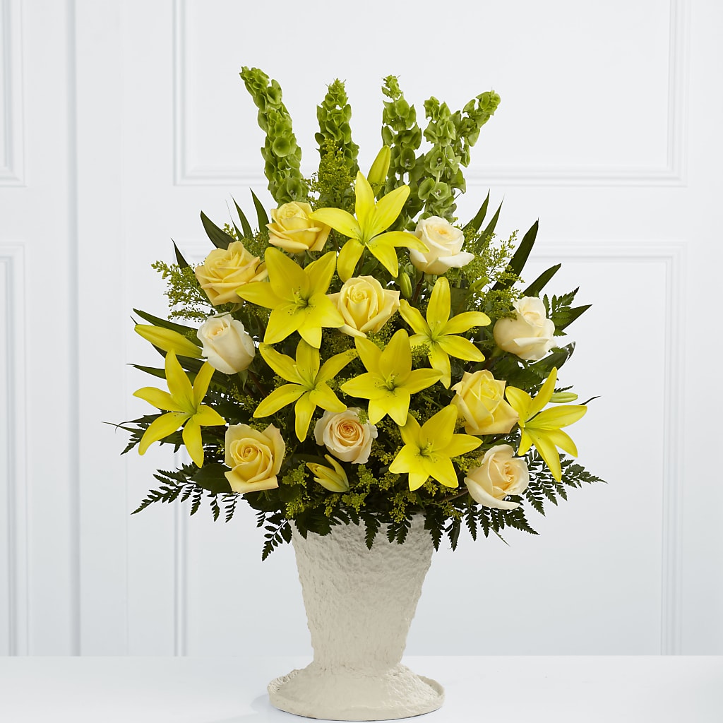 Golden Memories Arrangement – PAUL'S FLOWERS, Charlottetown PE