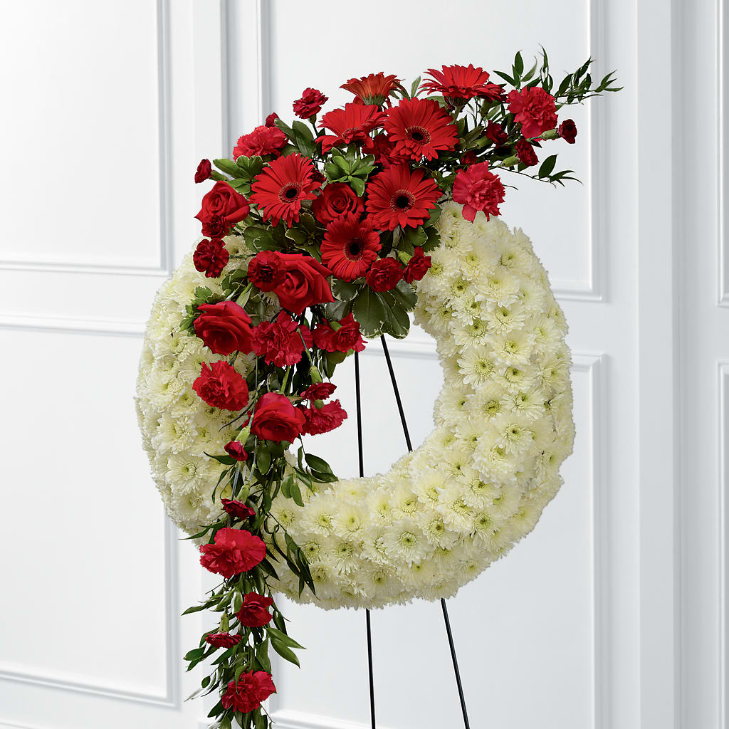 Graceful Tribute Wreath – PAUL'S FLOWERS, Charlottetown PE