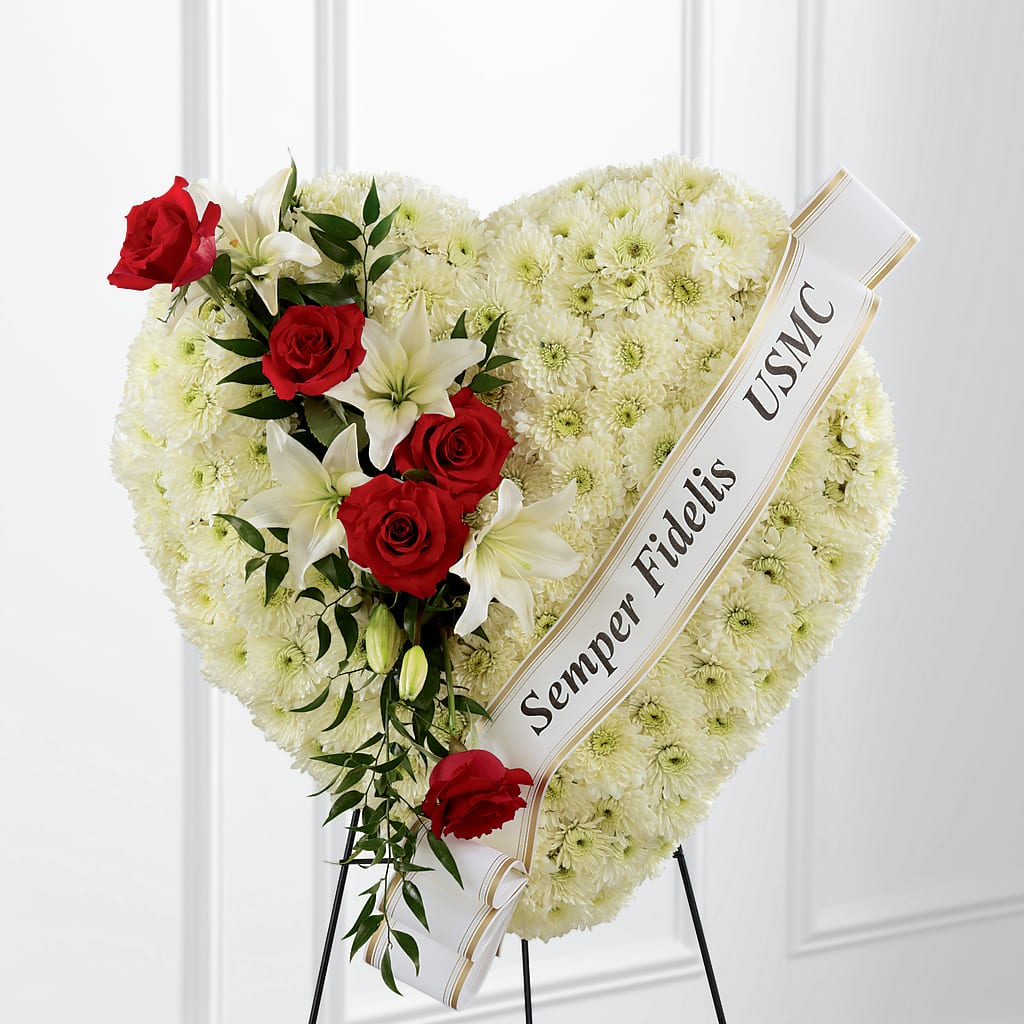Heartfelt Hero Standing Heart – PAUL'S FLOWERS, Charlottetown PE