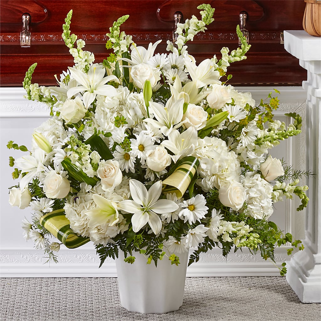 Thoughts of Tranquility Floor Basket – PAUL'S FLOWERS, Charlottetown PE
