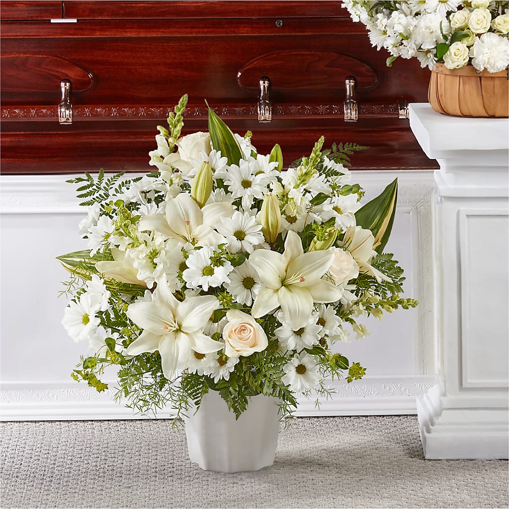 Thoughts of Tranquility Floor Basket – PAUL'S FLOWERS, Charlottetown PE