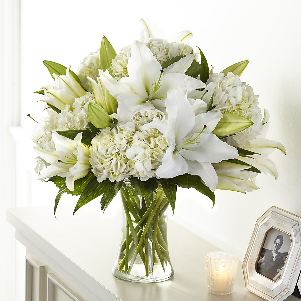 Compassionate Lily Bouquet – PAUL'S FLOWERS, Charlottetown PE