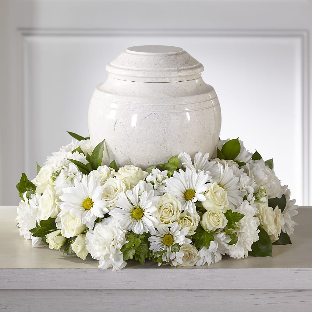 Ivory Gardens Cremation Adornment – PAUL'S FLOWERS, Charlottetown PE