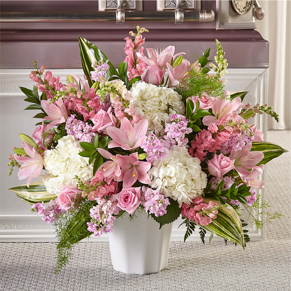Simply Serene Floor Basket – PAUL'S FLOWERS, Charlottetown PE