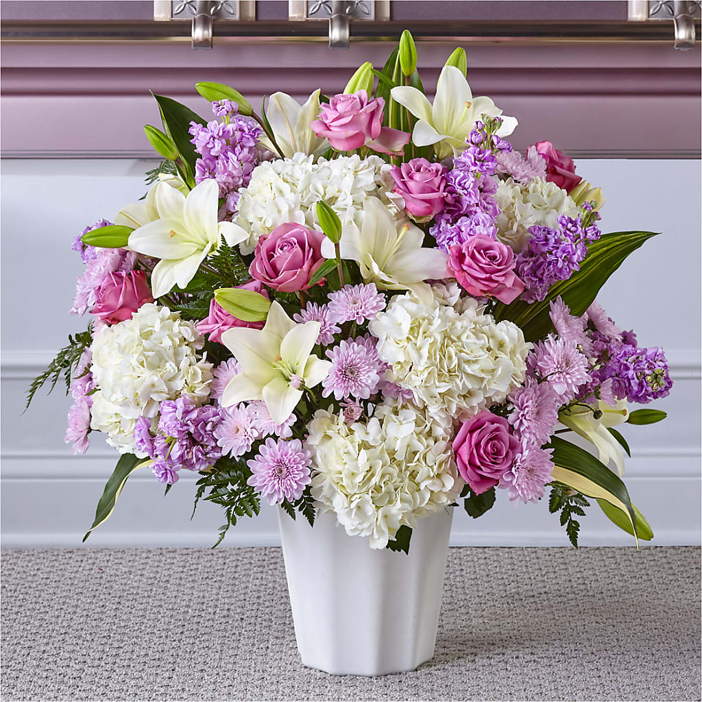 Heaven Sent Floor Basket – PAUL'S FLOWERS, Charlottetown PE