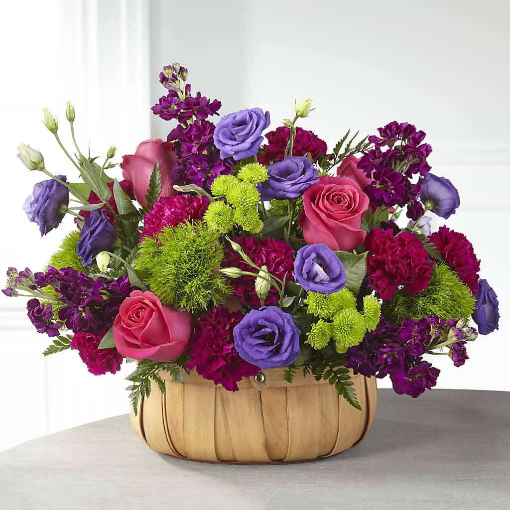 Serene Sanctuary Basket – PAUL'S FLOWERS, Charlottetown PE