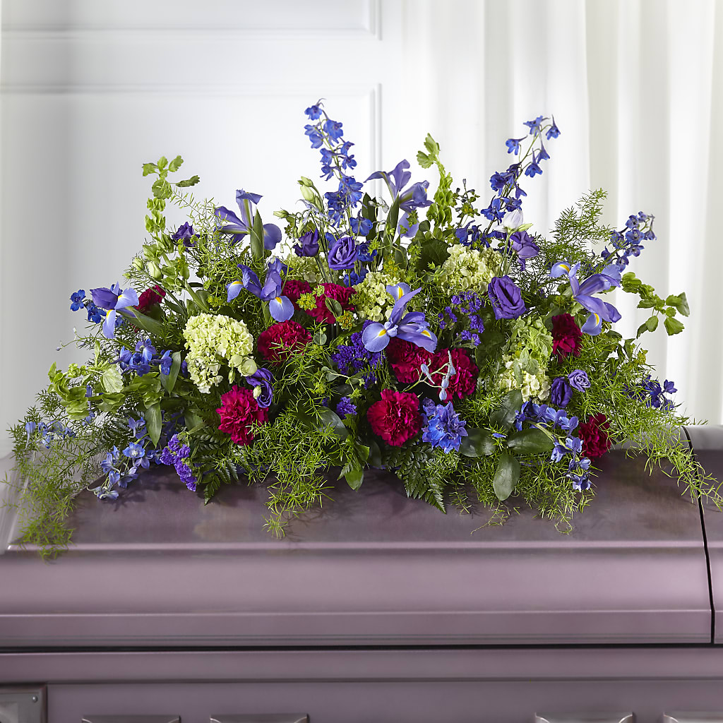 Always Treasured Casket Spray – PAUL'S FLOWERS, Charlottetown PE
