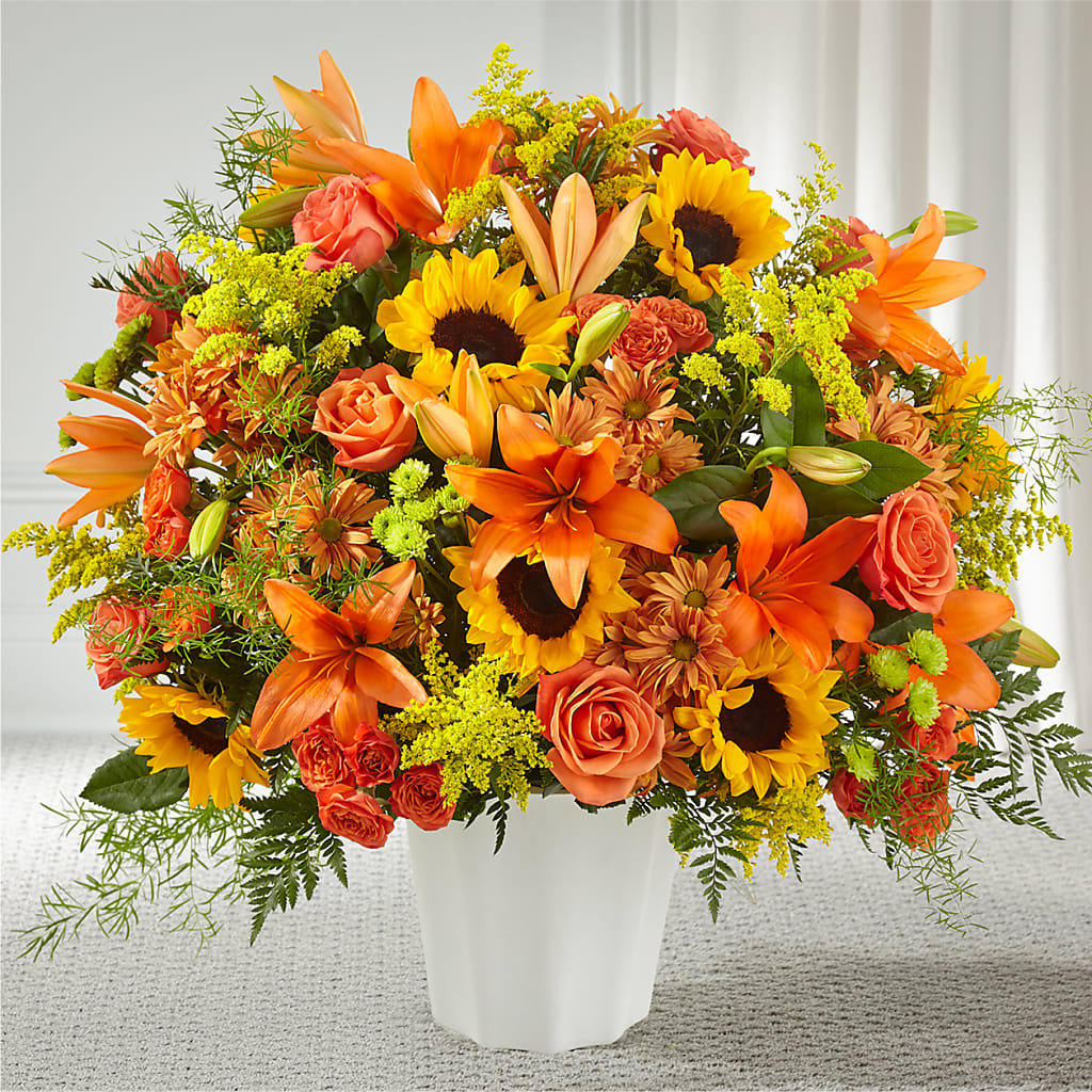 Harvest Thoughts Floor Basket – PAUL'S FLOWERS, Charlottetown PE