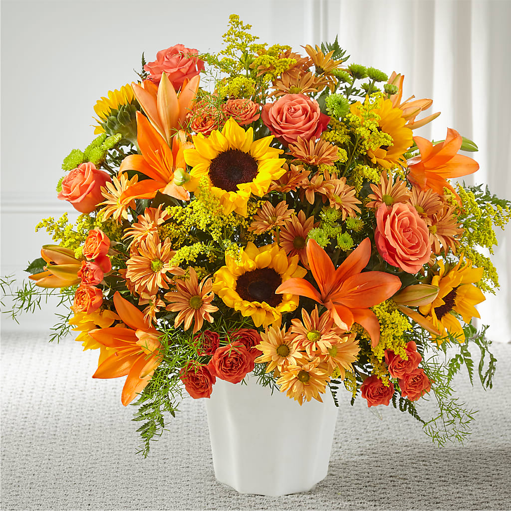 Harvest Thoughts Floor Basket – PAUL'S FLOWERS, Charlottetown PE