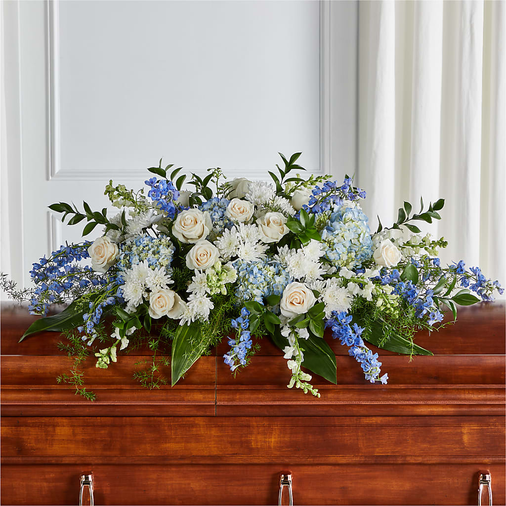 Timeless Essence Casket Spray – PAUL'S FLOWERS, Charlottetown PE
