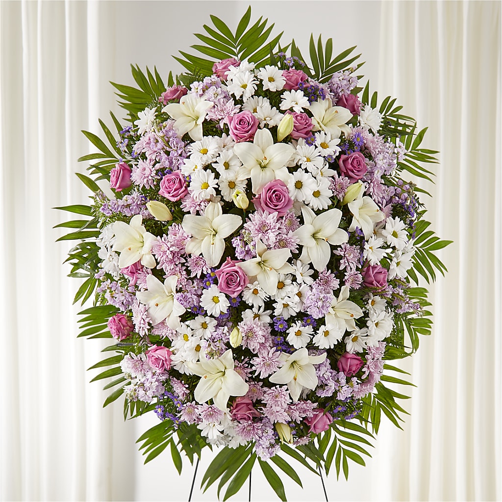 Surrounded by Love Standing Spray – PAUL'S FLOWERS, Charlottetown PE
