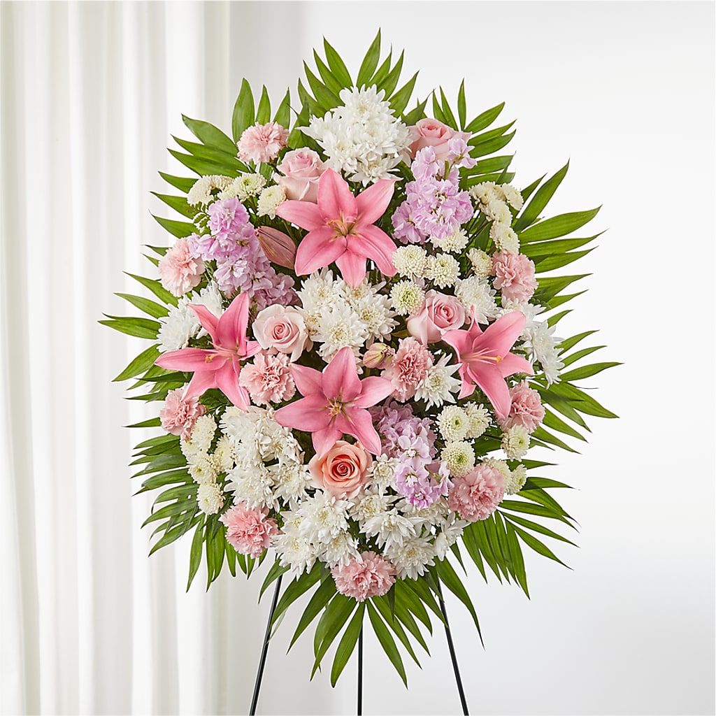 Offering Solace Standing Spray – PAUL'S FLOWERS, Charlottetown PE