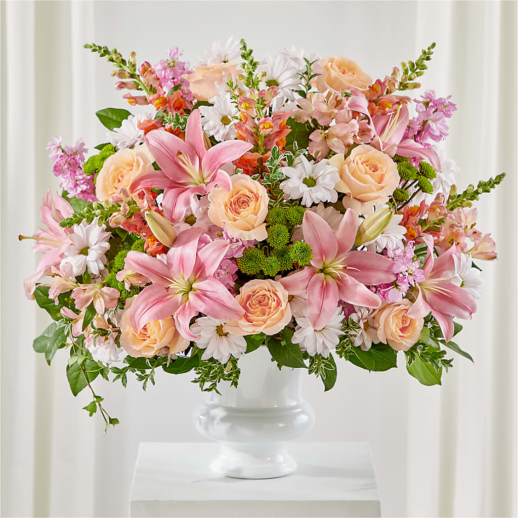 Heartfelt Gesture Urn Arrangement – PAUL'S FLOWERS, Charlottetown PE