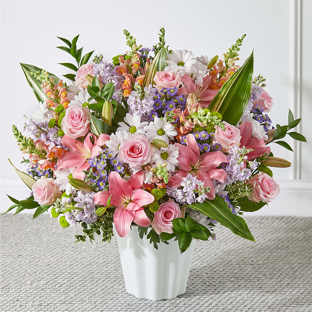 Abundant Compassion Floor Basket – PAUL'S FLOWERS, Charlottetown PE