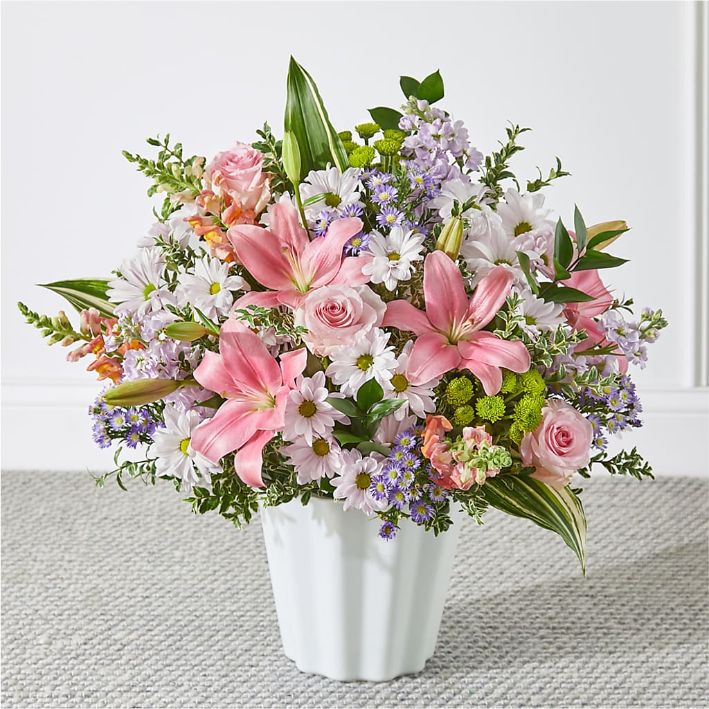 Abundant Compassion Floor Basket – PAUL'S FLOWERS, Charlottetown PE