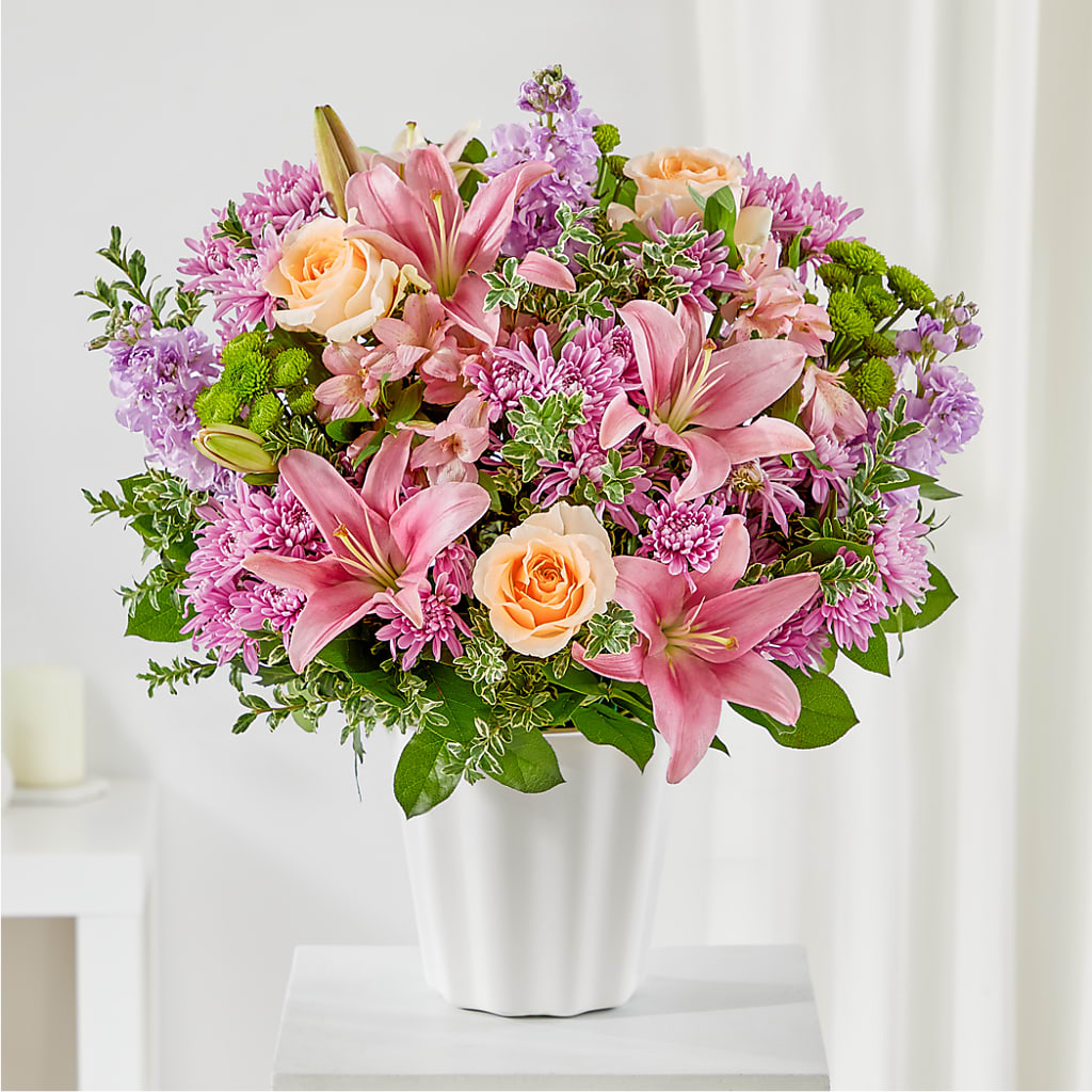 Supportive Embrace Tabletop Basket – PAUL'S FLOWERS, Charlottetown PE
