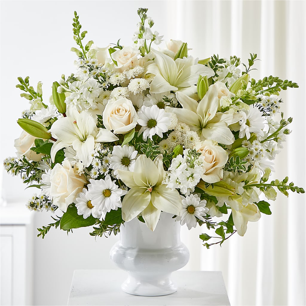 Uplifting Urn Arrangement – PAUL'S FLOWERS, Charlottetown PE
