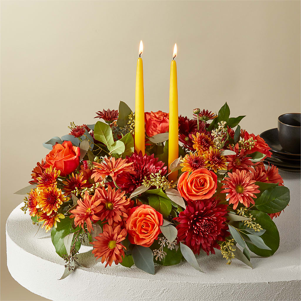 Ember Banquet Centerpiece – PAUL'S FLOWERS, Charlottetown PE