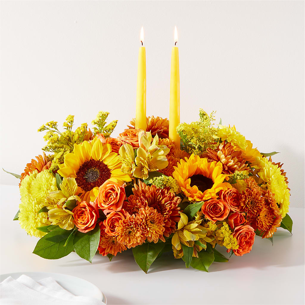 Autumn Harmony Centerpiece – PAUL'S FLOWERS, Charlottetown PE