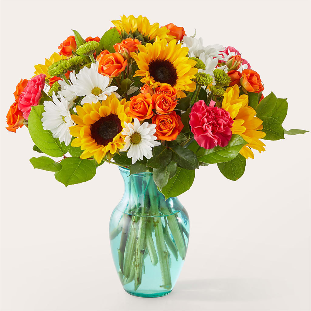 Sun-drenched Blooms Bouquet – PAUL'S FLOWERS, Charlottetown PE