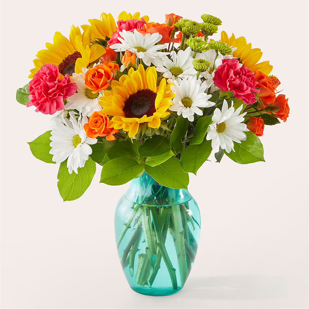 Sun-drenched Blooms Bouquet – PAUL'S FLOWERS, Charlottetown PE