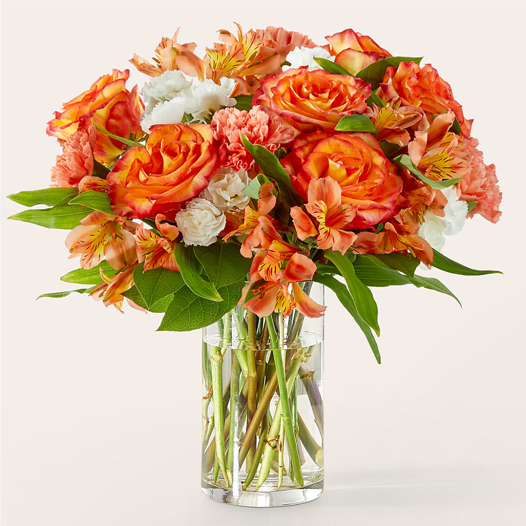 Apricot Glow Bouquet – PAUL'S FLOWERS, Charlottetown PE