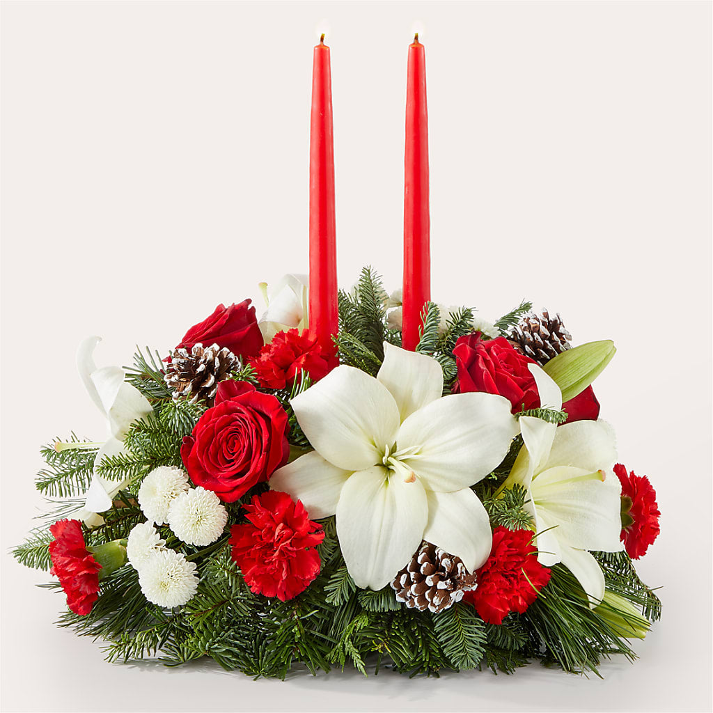 Seasonal Festivities Centerpiece – PAUL'S FLOWERS, Charlottetown PE