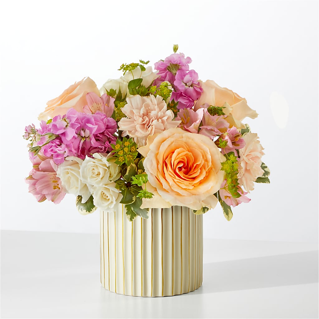 Paradise Bouquet with Ivory Vase – PAUL'S FLOWERS, Charlottetown PE