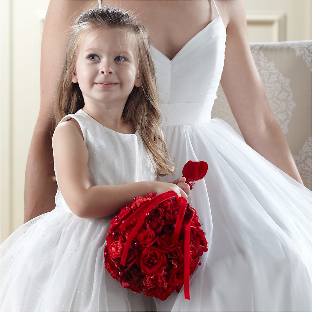 Pure at Heart Flower Girl Arrangement – PAUL'S FLOWERS, Charlottetown PE