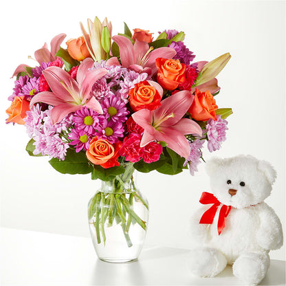 One and Only Bouquet and Bear Bundle – PAUL'S FLOWERS, Charlottetown PE
