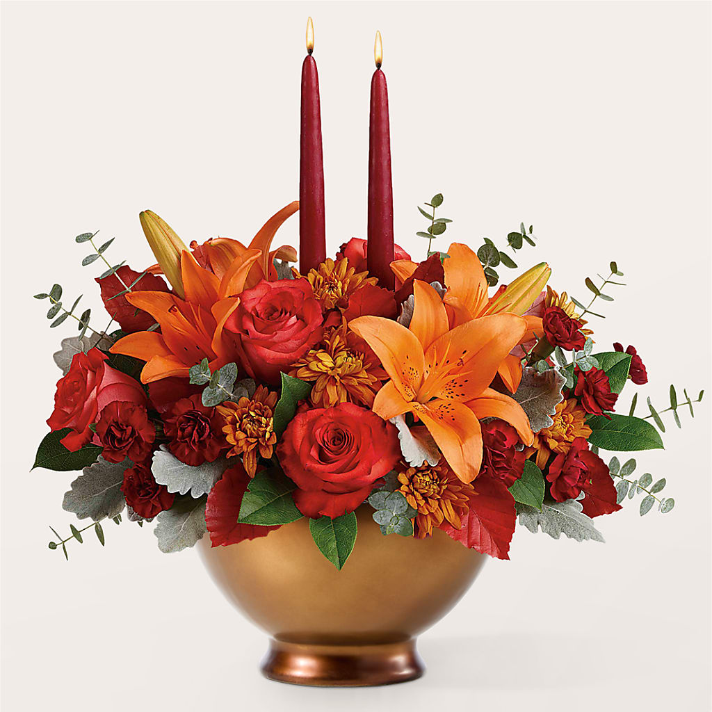 Fruits of Fall Centerpiece – PAUL'S FLOWERS, Charlottetown PE