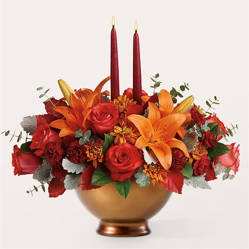 Fruits of Fall Centerpiece – PAUL'S FLOWERS, Charlottetown PE